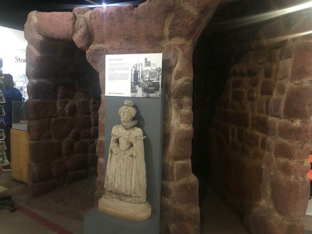 A reconstruction of some of the tunnels seen in the visitors centre.